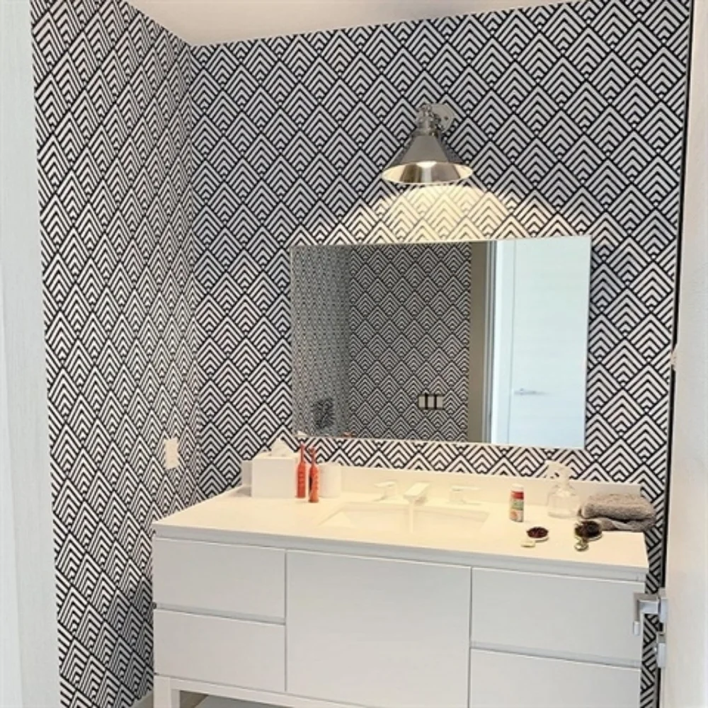 Wallpaper Indigo Vertex Diamond Geometric